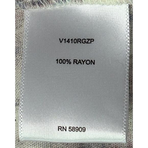 NWT Chelsea & Violet Floral Woven Lace-Up Ruffle Blouse Top Women's Large - Picture 8 of 8